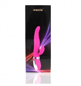WANLE Charming Tongue Warming Swinging Vibrator (Chargeable - Red Rose)